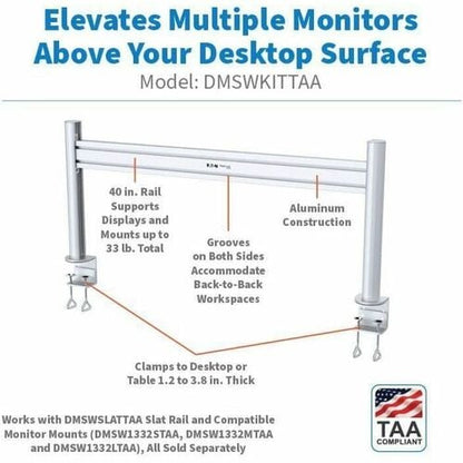 Tripp Lite series DMSWKITTAA Clamp Mount for Monit