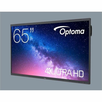 Écran plat interactif 4K UHD de 65 pouces. Tableau blanc collaboratif.