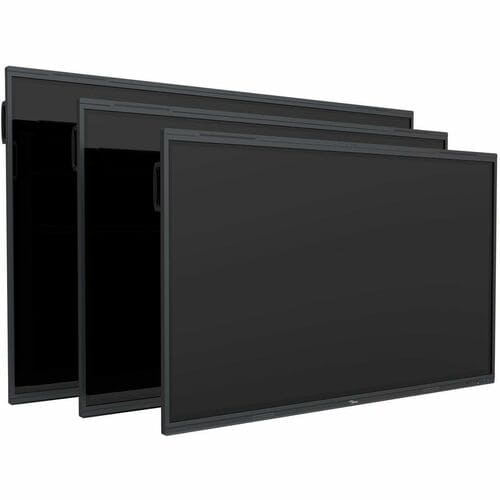 Écran plat interactif 4K UHD 75 pouces. Tableau blanc collaboratif.