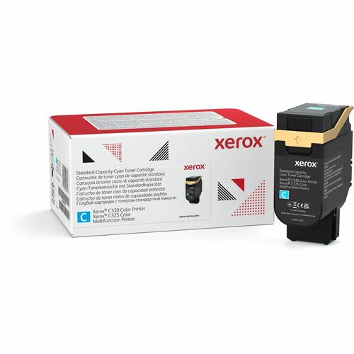 Cartouche de toner laser Xerox d'origine à rendement standard - Cyan P