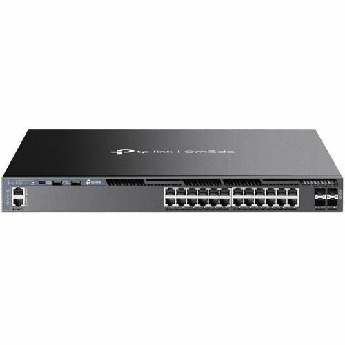 Switch gestionado L3 apilable OMADA de 24 puertos GB con 4 SFP+ 10GE