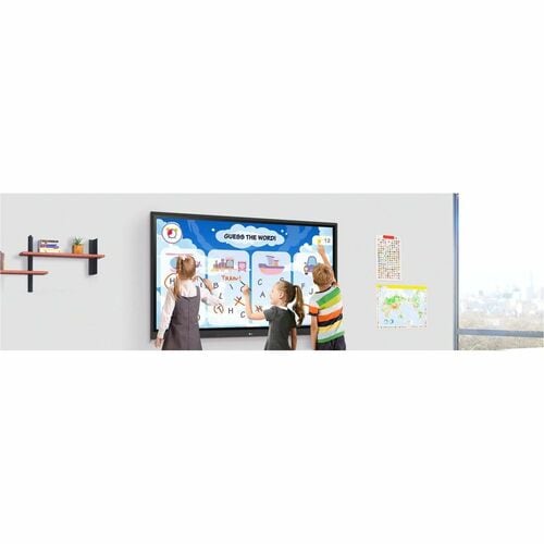 Pantalla táctil UHD 4K de 98 pulgadas, 3840 x 2160, 16/7 pulgadas, HDMI, RGB, altavoz, wifi, RS232