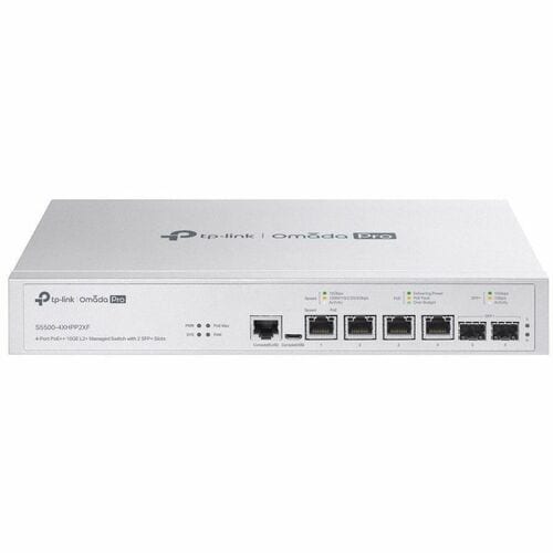 COMMUTATEUR GÉRÉ OMADA PRO 4 PORTS POE++ 10GE L2+ AVEC 2 EMPLACEMENTS SFP+