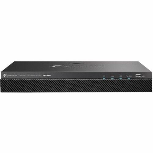 Grabador de vídeo en red TP-Link VIGI de 8 canales PoE+ - Disco duro de 2 TB - Grabador de vídeo en red