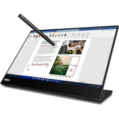 Lenovo ThinkVision M14t 14\" Class LED Touchscreen Monitor - 16:10 - 6 ms
