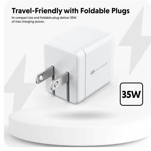 Cargador USB-C GaN Hyper HyperJuice de 35 W - 35 W