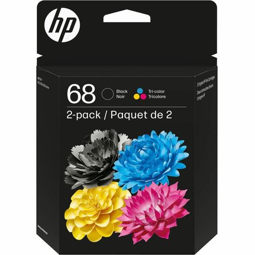 Cartucho de tinta de inyección de tinta de rendimiento estándar original HP 68 - Negro,