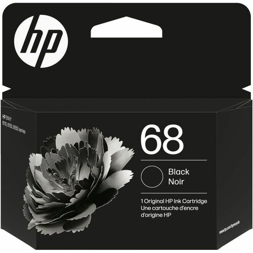 Cartouche d'encre jet d'encre HP 68 d'origine - Noir - Pack de 1,0 - 160