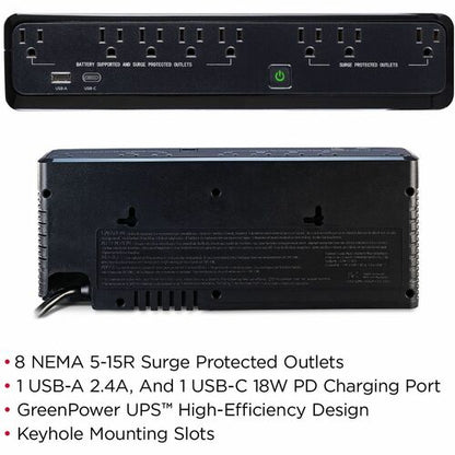 Sistemas UPS de reserva CyberPower SL950U - 950 VA/510 W, 120 VA