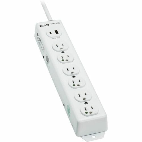 Regleta de enchufes USB Safe-IT PS-606-HG de Tripp Lite - NEMA 5-15P-HG - 1