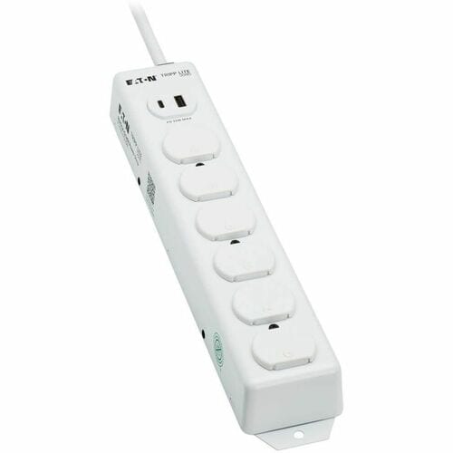 Regleta de enchufes USB Safe-IT PS-606-HG de Tripp Lite - NEMA 5-15P-HG - 1