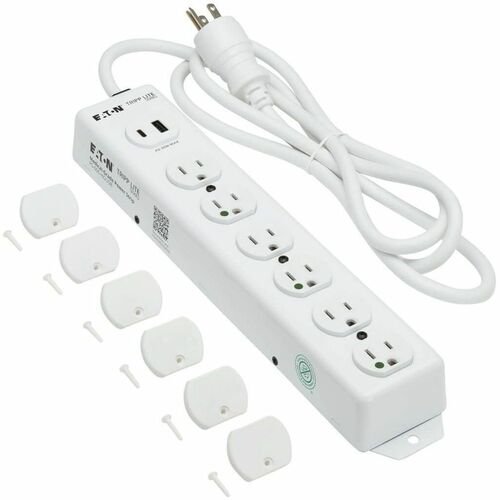 Regleta de enchufes USB Safe-IT PS-606-HG de Tripp Lite - NEMA 5-15P-HG - 1