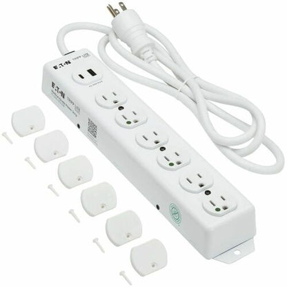 Regleta de enchufes USB Safe-IT PS-606-HG de Tripp Lite - NEMA 5-15P-HG - 1