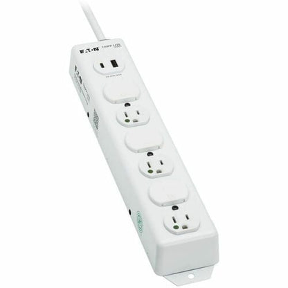 Regleta de enchufes USB Safe-IT PS-606-HG de Tripp Lite - NEMA 5-15P-HG - 1