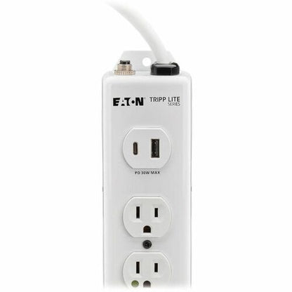 Regleta de enchufes USB Safe-IT PS-606-HG de Tripp Lite - NEMA 5-15P-HG - 1