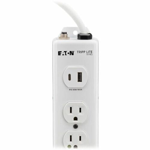 Tripp Lite series Safe-IT PS-415-HGUSB Power Strip - NEMA 5-15P-HG - 4