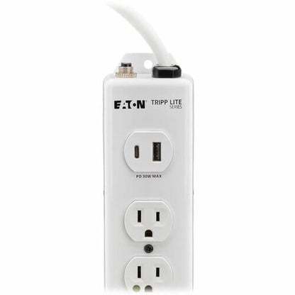 Tripp Lite series Safe-IT PS-415-HGUSB Power Strip - NEMA 5-15P-HG - 4