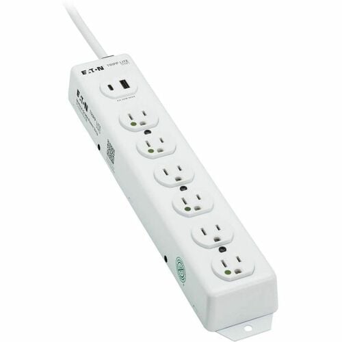 Regleta de enchufes USB Safe-IT PS-602-HG de la serie Tripp Lite - NEMA 5-15P-HG - 1