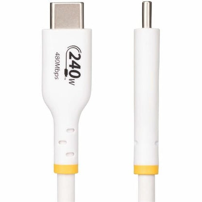 StarTech.com 10ft White USB-C Charging Cable, USB