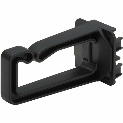 Tripp Lite series Cable Management D-Rings for DIN Rails - Multi-Angle, 1U, Blac