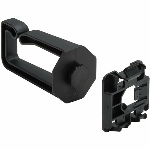 Tripp Lite series Cable Management D-Rings for DIN Rails - Multi-Angle, 1U, Blac