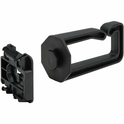 Tripp Lite series Cable Management D-Rings for DIN Rails - Multi-Angle, 1U, Blac