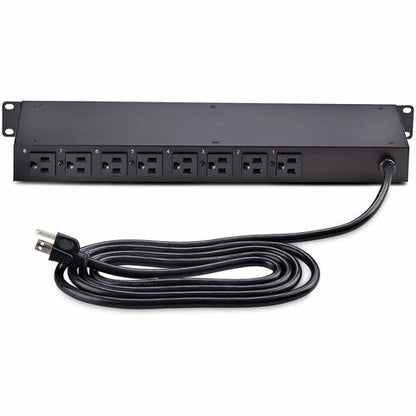 StarTech.com 8-Outlet Horizontal Rack Mount PDU, 1U Power Strip, Outle