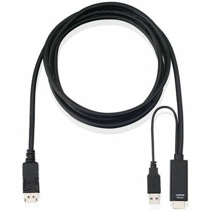 Cable HDMI a DisplayPort 4K activo de 10 pies de IOGEAR - 10 pies (3,05 m) DisplayPort/HDMI/USB A/