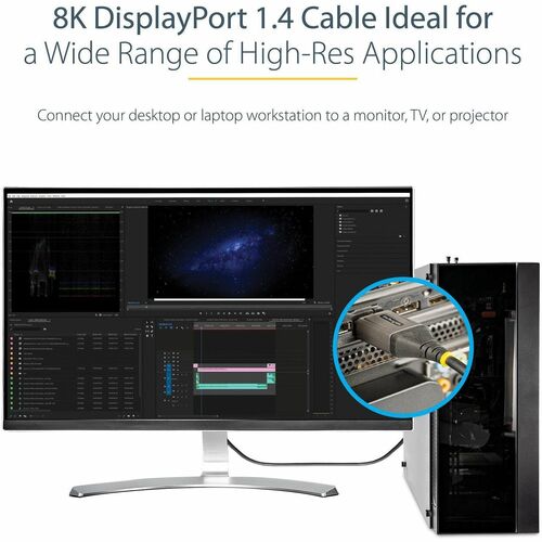 Câble DisplayPort 1.4 StarTech.com de 30 cm