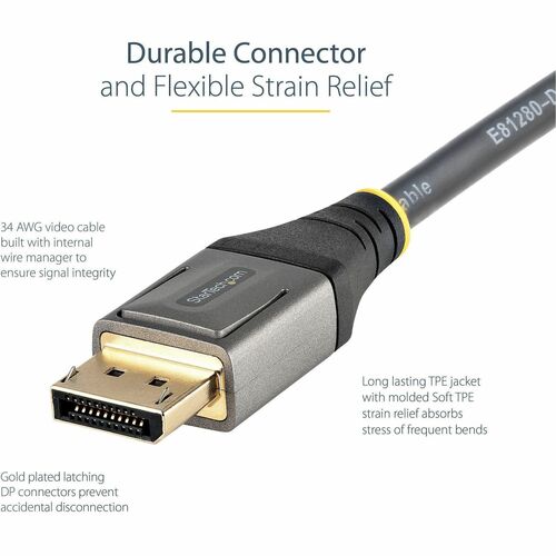 Câble DisplayPort 1.4 StarTech.com de 30 cm