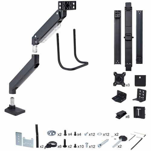 StarTech.com Crossbar Triple Monitor Desk Mount Fo