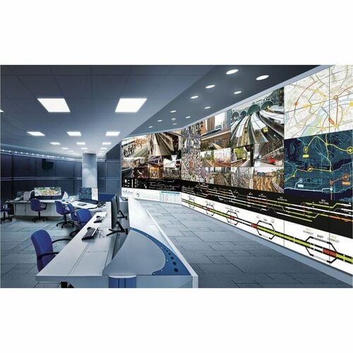 VIDEOWALL DIRIGIDO DE 55 PULGADAS, MARCO ANCHO, DP1.2, SALIDA DE BUCLE, SOPORTE ACM