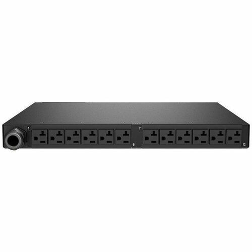 PDU Vertiv Geist rPDU MNS5M1R5-12S203-2ST5A0H10-S de 12 tomas de corriente - Conmutada