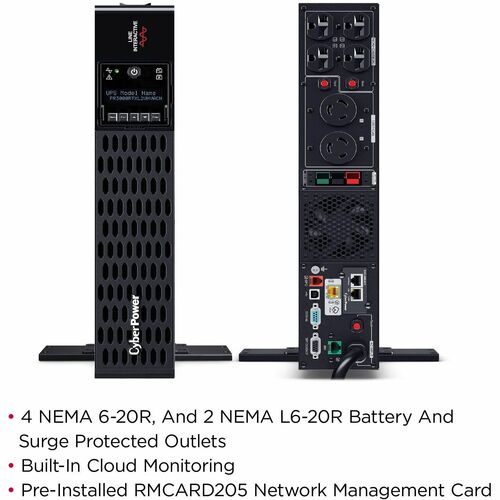 Cyber Power CyberPower New Smart App Sinewave UPS PR3000RTXL2UHVACN 30