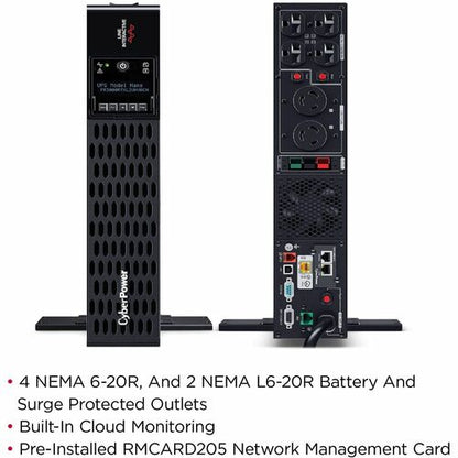 Cyber Power CyberPower New Smart App Sinewave UPS PR3000RTXL2UHVACN 30