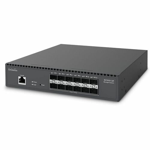 CONMUTADOR DE FIBRA DE 12 PUERTOS ENGENIUS CLOUD NO REVENDIDO ENVÍO DIRECTO
