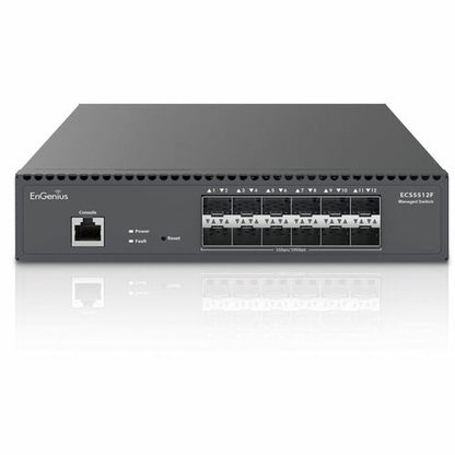 COMMUTATEUR FIBRE 12 PORTS ENGENIUS CLOUD NON DESTINÉ À LA REVENTE, LIVRAISON DIRECTE