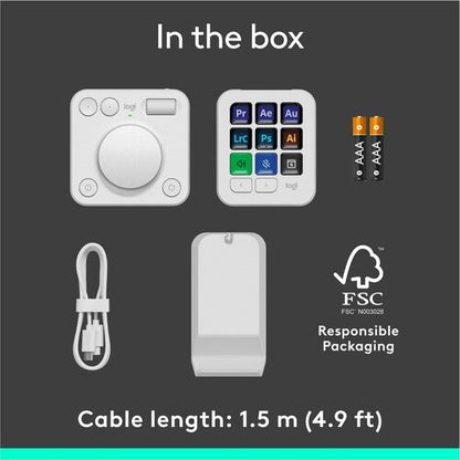 LOGITECH MX CREATIVE CONSOLE PALE GREY MULTI 4