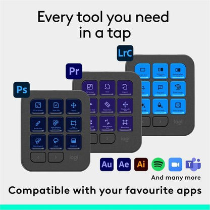 CONSOLE CRÉATIVE LOGITECH MX GRAPHITE MULTI 4