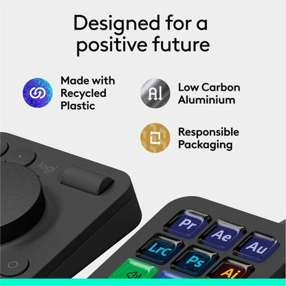 CONSOLE CRÉATIVE LOGITECH MX GRAPHITE MULTI 4