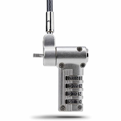 StarTech.com Universal Laptop Cable Lock 6.6ft, Serialized Combo Security Cable