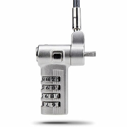 StarTech.com Universal Laptop Cable Lock 6.6ft, Serialized Combo Security Cable
