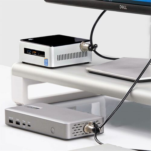 Kit de bloqueo para portátiles/computadoras de escritorio y periféricos StarTech.com, cable de acero de 3 m (9,8 pies), antirrobo