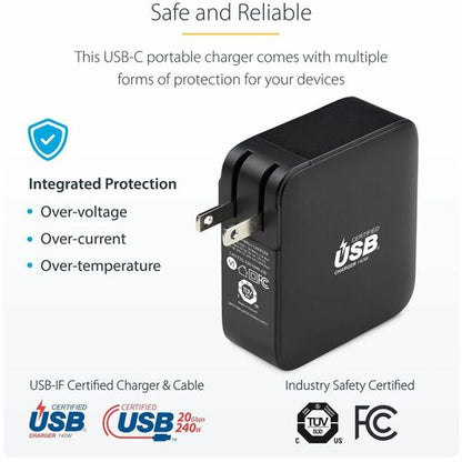 Chargeur mural USB-C StarTech.com 140 W