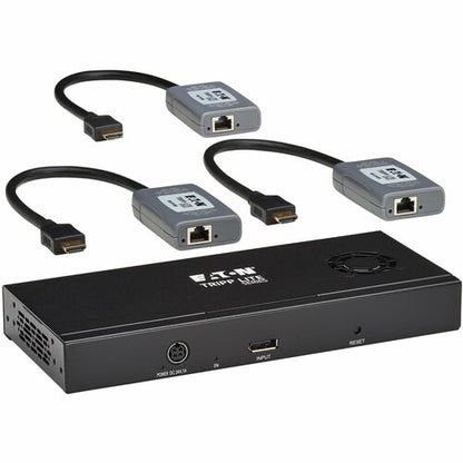 KIT DIVISOR/EXTENSOR MULTIMONITOR DE 3 PUERTOS DISPLAYPORT A HDMI