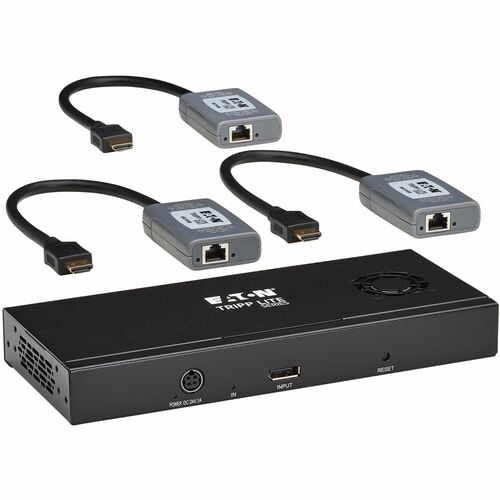 KIT DIVISOR/EXTENSOR MULTIMONITOR DE 3 PUERTOS DISPLAYPORT A HDMI