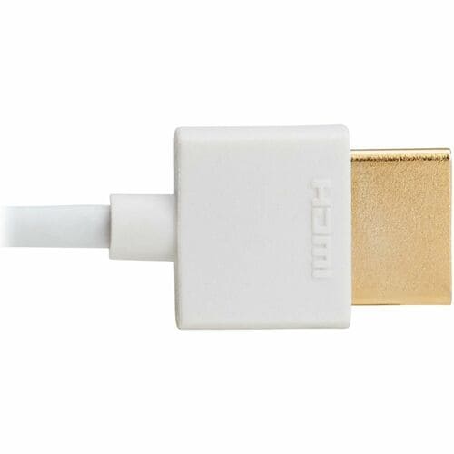 Tripp Lite series Slim P569-010-SLIM-W HDMI A/V Cable - 10 ft (3.05 m) HDMI A/V Cable for