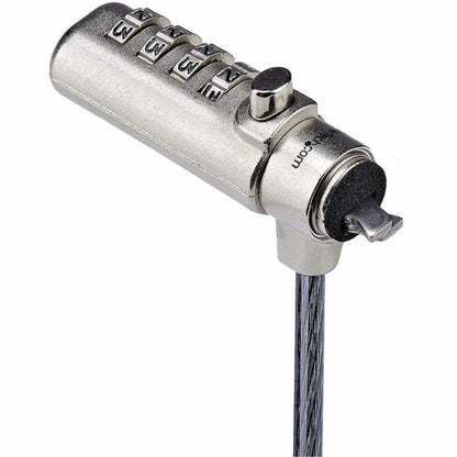 StarTech.com Slim Lock Noble Wedge® Slot Compatible, 6.6ft (2m) Combination Lock