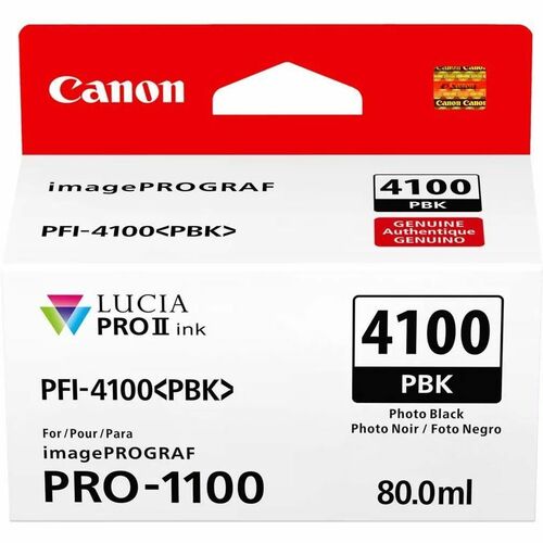 Cartucho de tinta de inyección de tinta original Canon Lucia PRO II PFI-4100 -