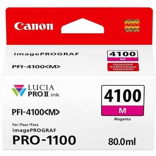 Cartouche d'encre jet d'encre d'origine Canon Lucia PRO II PFI-4100 -